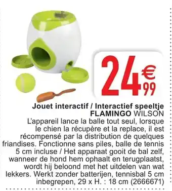 Jouet interactif / Interactief speeltje Flamingo