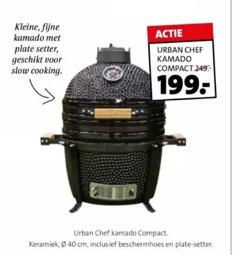 Intratuin URBAN CHEF KAMADO COMPACT aanbieding