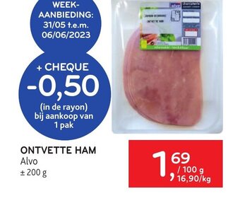 ONTVETTE HAM 100 g