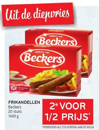 Alvo FRIKANDELLEN Beckers 20 stuks 1400g aanbieding