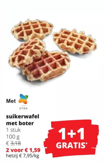 Spar Colruyt suikerwafel met boter 100 g aanbieding