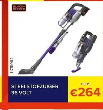 Steelstofzuiger 36 volt
