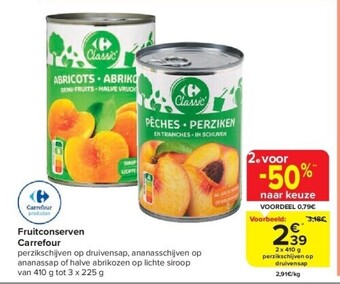 Carrefour Fruitconserven carrefour aanbieding