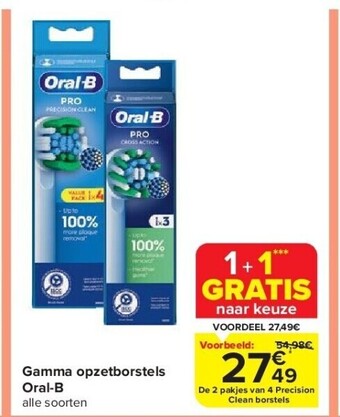 Carrefour Gamma opzetborstels oral-b aanbieding