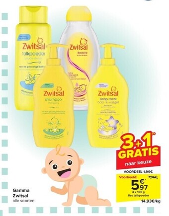 Carrefour Gamma zwitsal aanbieding
