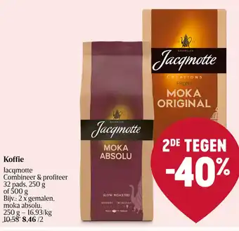 Delhaize Koffie 250 g of500 g aanbieding