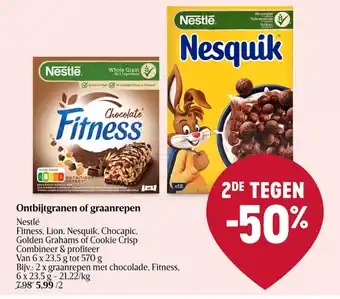 Ontbijtgranen of graanrepen 6 x 23,5 g of 570 g