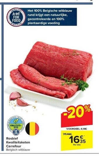 Carrefour Rosbief kwaliteitsketen carrefour aanbieding