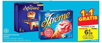 Carrefour Hoorntjes extrême nestlé aanbieding