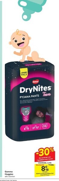 Carrefour Gamma huggies aanbieding