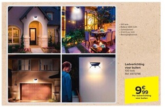 Carrefour Ledverlichting voor buiten aanbieding