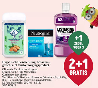 Delhaize Hygiënische bescherming, lichaams-, gezichts- of tandverzorgingsproduct aanbieding