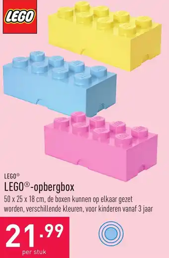 ALDI LEGO®-opbergbox aanbieding