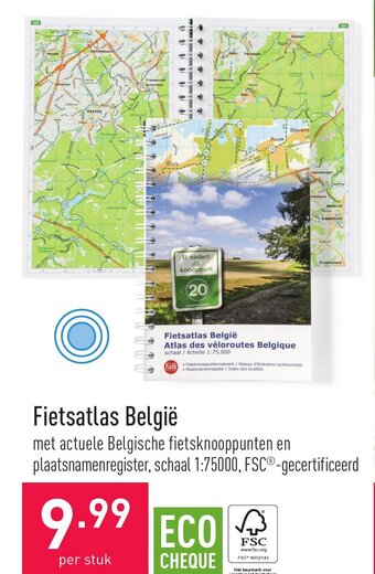 ALDI Fietsatlas België aanbieding