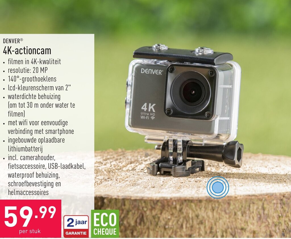 4Kactioncam promotie bij ALDI