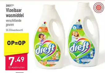ALDI Vloeibaar wasmiddel 32 wasbeurten aanbieding