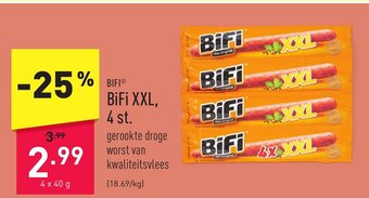 ALDI BiFi XXL, 4 st. 4 x 40 g aanbieding
