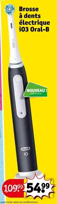 Kruidvat Brosse à dents électrique i03 Oral-B aanbieding