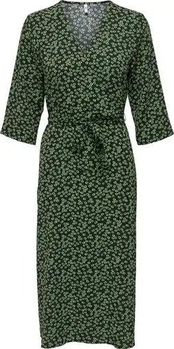 Bol.com Jdy jdylion 3/4 wrap dress wvn noos dames jurk - maat 40 aanbieding