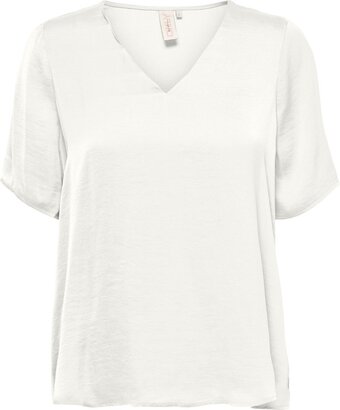 Only onlzida ss v-neck top wvn dames top - maat m