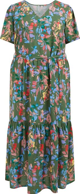 We fashion dames jurk met dessin - curve