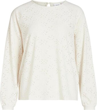 Vila viminda l/s top/su dames top - maat l