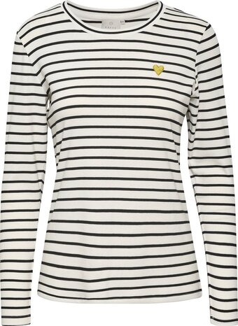 Kaffe liddy t-shirt dames t-shirt - maat s