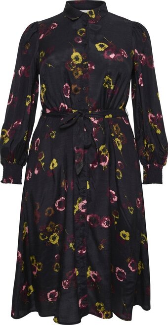 Bol.com Kaffe curve kcnanni shirt dress dames jurk - maat 48 aanbieding
