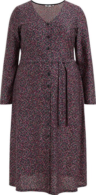 We fashion dames jurk met dessin - curve