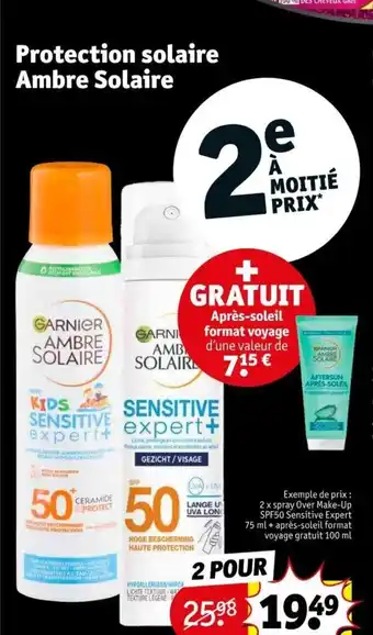 Kruidvat Protection solaire Ambre Solaire aanbieding