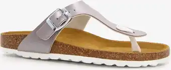 Bol.com Bio life dames teenslippers zilver - maat 36 aanbieding