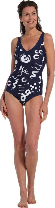 Pastunette dames badpak blauw - maat 44