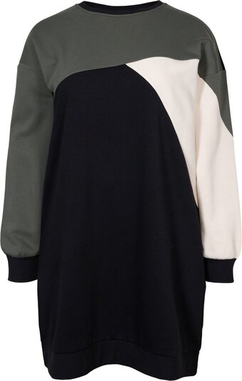Bol.com Lang sweatshirt met colorblock aanbieding
