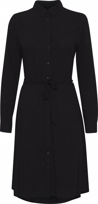 Ichi blousejurk main zwart-38