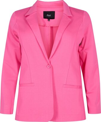 Bol.com Zizzi jmaddie, l/s, blazer dames jas - maat 60 aanbieding
