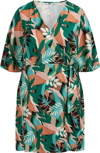We fashion dames overslagjurk - curve