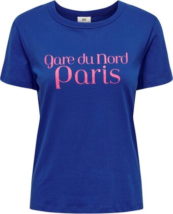 Jdy jdyhanson s/s print top jrs atk dames - maat s
