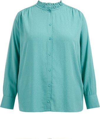 We fashion dames blouse met structuur - curve