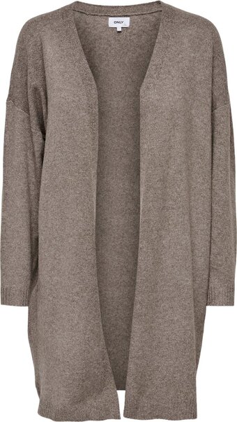 Only onlrica life ls long cardigan cc knt dames vest - maat l