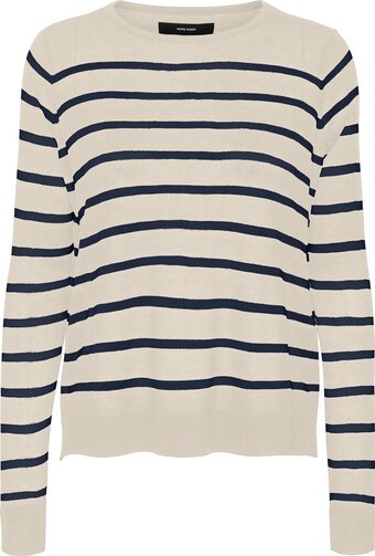 Vero moda vmnova ls o-neck pullover ga noos dames trui - maat s