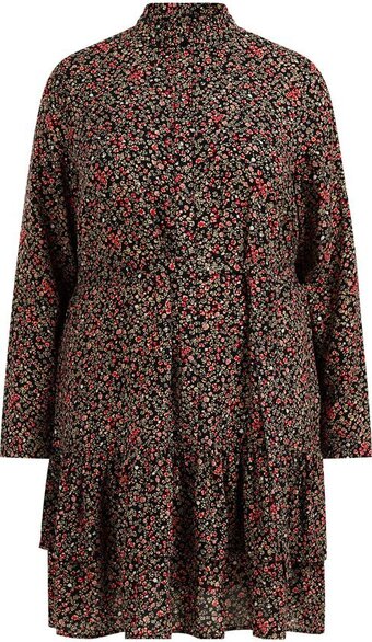 We fashion dames jurk met dessin - curve