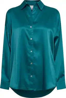 Ichi ixstormie satin sh dames blouse - maat 40