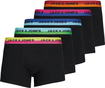 Bol.com Jack&jones jaccolor wb trunks 5 pack heren ondergoed - maat l aanbieding