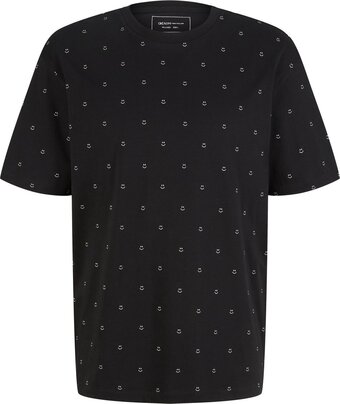 Tom tailor relaxed printed t-shirt heren t-shirt - maat l