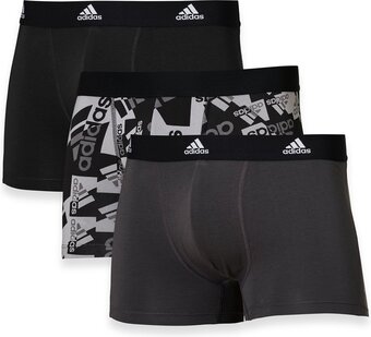 Bol.com Adidas sport trunk (3pk) heren onderbroek - maat m aanbieding