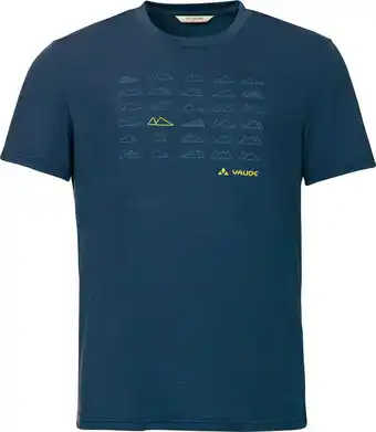 Vaude men's tekoa t-shirt iii - outdoorshirt - heren - blauw - maat l