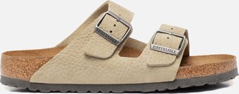 Birkenstock arizona nu desert buck slippers beige - heren - maat 43