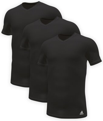 Bol.com Adidas sport v neck shirt (3pk) heren ondershirt - maat l aanbieding