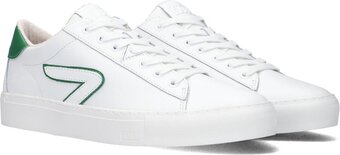 Hub hook-z lage sneakers - leren sneaker - heren - wit - maat 43