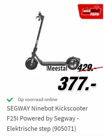 SEGWAY Ninebot Kicksco/oter F251 Powered by Segway- Elektrische step